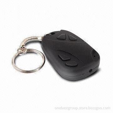 Spy Camera Car Key Chain with 720 x 480/640 x 480-pixel AVI Format, USB2.0 Interface